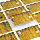 Golden Wheat Lines - Premium Protective Decal Skin-Kit for the Apple Credit Card