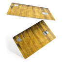 Golden Wheat Lines - Premium Protective Decal Skin-Kit for the Apple Credit Card