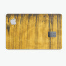 Golden Wheat Lines - Premium Protective Decal Skin-Kit for the Apple Credit Card