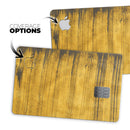 Golden Wheat Lines - Premium Protective Decal Skin-Kit for the Apple Credit Card
