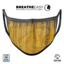 Golden Wheat Lines - Made in USA Mouth Cover Unisex Anti-Dust Cotton Blend Reusable & Washable Face Mask with Adjustable Sizing for Adult or Child