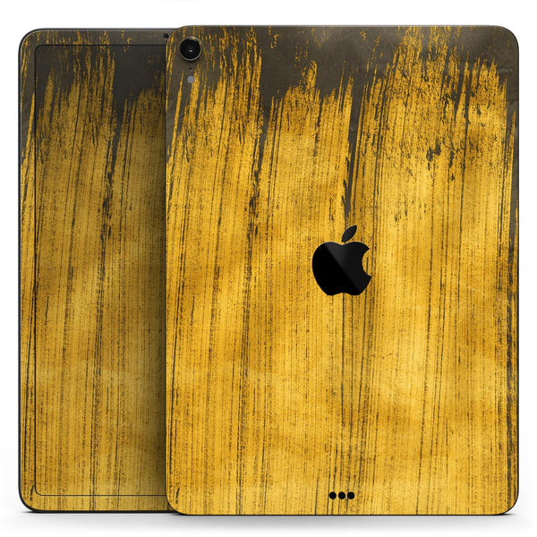Golden Wheat Lines - Full Body Skin Decal for the Apple iPad Pro 12.9", 11", 10.5", 9.7", Air or Mini (All Models Available)