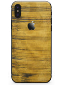Golden Wheat Lines - iPhone X Skin-Kit