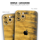 Golden Wheat Lines  - Protective Skin Wrap & Decal – Compatible with iPhone SE to iPhone 17 Pro Max (All Models)