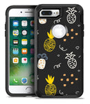 Golden Yellow Pineapple Over Black - iPhone 7 Plus/8 Plus OtterBox Case & Skin Kits