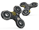 Golden Yellow Pineapple Over Black Full-Body Fidget Spinner Skin-Kit