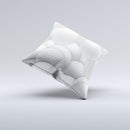 Golf Ball Overlay Ink-Fuzed Decorative Throw Pillow