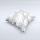 Golf Ball Overlay Ink-Fuzed Decorative Throw Pillow