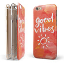 Good Vibes iPhone 6/6s or 6/6s Plus 2-Piece Hybrid INK-Fuzed Case