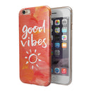 Good Vibes iPhone 6/6s or 6/6s Plus 2-Piece Hybrid INK-Fuzed Case