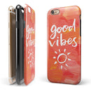 Good Vibes iPhone 6/6s or 6/6s Plus 2-Piece Hybrid INK-Fuzed Case