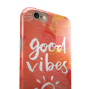 Good Vibes iPhone 6/6s or 6/6s Plus 2-Piece Hybrid INK-Fuzed Case