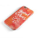 Good Vibes iPhone 6/6s or 6/6s Plus 2-Piece Hybrid INK-Fuzed Case
