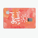 Good Vibes - Premium Protective Decal Skin-Kit for the Apple Credit Card