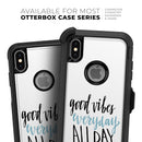 Good Vibes Everyday ALL DAY - Skin Kit for the iPhone OtterBox Cases
