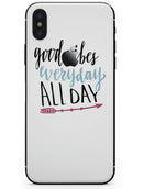 Good Vibes Everyday ALL DAY - iPhone X Skin-Kit