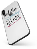 Good Vibes Everyday ALL DAY - iPhone X Skin-Kit
