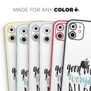 Good Vibes Everyday ALL DAY  - Protective Skin Wrap & Decal – Compatible with iPhone SE to iPhone 17 Pro Max (All Models)