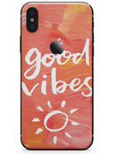 Good Vibes - iPhone X Skin-Kit
