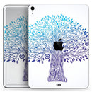 Gradiated Tree of Life vinyl skin on Apple iPad