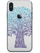 Gradiated Tree of Life - iPhone X Skin-Kit