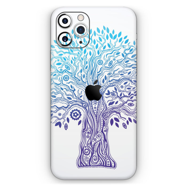 Gradiated Tree of Life - Skin-Kit compatible with the Apple iPhone 13, 13 Pro Max, 13 Mini, 13 Pro, iPhone 12, iPhone 11 (All iPhones Available)