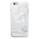 Gray 11 Textured Marble iPhone 6/6s or 6/6s Plus 2-Piece Hybrid INK-Fuzed Case