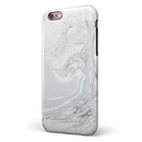 Gray 11 Textured Marble iPhone 6/6s or 6/6s Plus 2-Piece Hybrid INK-Fuzed Case