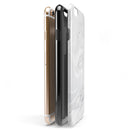 Gray 11 Textured Marble iPhone 6/6s or 6/6s Plus 2-Piece Hybrid INK-Fuzed Case
