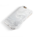 Gray 11 Textured Marble iPhone 6/6s or 6/6s Plus 2-Piece Hybrid INK-Fuzed Case