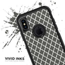Gray & White Seamless Morocan Pattern - Skin Kit for the iPhone OtterBox Cases