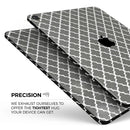 Gray & White Seamless Morocan Pattern - Full Body Skin Decal for the Apple iPad Pro 12.9", 11", 10.5", 9.7", Air or Mini (All Models Available)