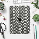 Gray & White Seamless Morocan Pattern - Full Body Skin Decal for the Apple iPad Pro 12.9", 11", 10.5", 9.7", Air or Mini (All Models Available)