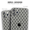 Gray & White Seamless Morocan Pattern - Skin-Kit compatible with the Apple iPhone 13, 13 Pro Max, 13 Mini, 13 Pro, iPhone 12, iPhone 11 (All iPhones Available)