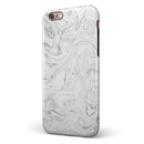 Gray 30 Textured Marble iPhone 6/6s or 6/6s Plus 2-Piece Hybrid INK-Fuzed Case
