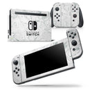 Gray 30 Textured Marble - Vinyl Skin Wrap for Nintendo Switch 2, OLED, Lite, Pro Controller, Wii & Classic Handhelds
