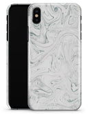 Gray 30 Textured Marble - iPhone X Clipit Case
