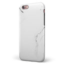 Gray 319 Textured Marble iPhone 6/6s or 6/6s Plus 2-Piece Hybrid INK-Fuzed Case