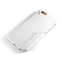 Gray 319 Textured Marble iPhone 6/6s or 6/6s Plus 2-Piece Hybrid INK-Fuzed Case