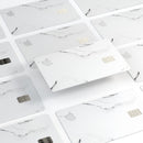 Gray 319 Textured Marble - Premium Protective Decal Skin-Kit for the Apple Credit Card