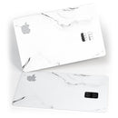 Gray 319 Textured Marble - Premium Protective Decal Skin-Kit for the Apple Credit Card