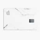 Gray 319 Textured Marble - Premium Protective Decal Skin-Kit for the Apple Credit Card