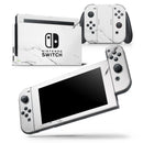 Gray 319 Textured Marble - Vinyl Skin Wrap for Nintendo Switch 2, OLED, Lite, Pro Controller, Wii & Classic Handhelds