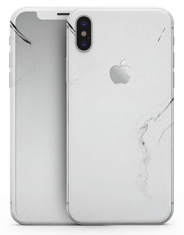 Gray 319 Textured Marble - iPhone X Skin-Kit
