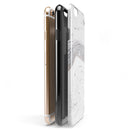 Gray 47 Textured Marble iPhone 6/6s or 6/6s Plus 2-Piece Hybrid INK-Fuzed Case