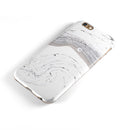 Gray 47 Textured Marble iPhone 6/6s or 6/6s Plus 2-Piece Hybrid INK-Fuzed Case
