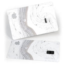Gray 47 Textured Marble - Premium Protective Decal Skin-Kit for the Apple Credit Card