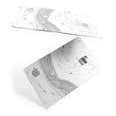 Gray 47 Textured Marble - Premium Protective Decal Skin-Kit for the Apple Credit Card
