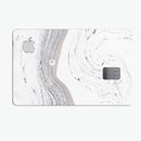 Gray 47 Textured Marble - Premium Protective Decal Skin-Kit for the Apple Credit Card