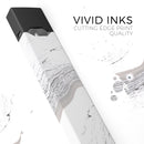 Gray 47 Textured Marble - Premium Decal Protective Skin-Wrap Sticker compatible with the Juul Labs vaping device